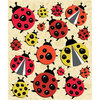K and Company - Life's Little Occasions Collection - 3 Dimensional Stickers with Varnish Accents - Ladybugs