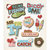 K and Company - Life&#039;s Little Occasions Collection - 3 Dimensional Stickers  with  Epoxy and Glitter Accents - Daddy and Me