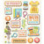 K and Company - Life&#039;s Little Occasions Collection - 3 Dimensional Stickers with Epoxy and Glitter Accents - First Child