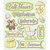 K and Company - Life&#039;s Little Occasions Collection - 3 Dimensional Stickers  with  Glitter and Puffy Accents - Baby Shower