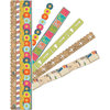 K and Company - Par Avion Collection - Adhesive Paper Borders with Varnish Accents, CLEARANCE