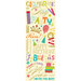 K and Company - Confetti Collection - Rub Ons with Glitter and Gem Accents - Word, CLEARANCE
