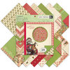 K and Company - Yuletide Collection - Christmas - 12 x 12 Specialty Paper Pad with Foil Accents