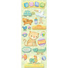 K and Company - Adhesive Chipboard with Epoxy Glitter and Gem Accents - Baby