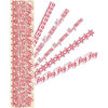 K and Company - Yuletide Collection - Christmas - Glitter Adhesive Borders