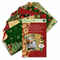 K and Company - Glad Tidings Collection - Christmas - Die Cut Mat Paper Pad, CLEARANCE