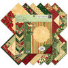 K and Company - Glad Tidings Collection - Christmas - 12 x 12 Specialty Paper Pad with Varnish Accents