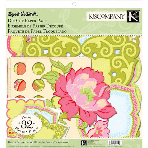 K and Company - Sweet Nectar Collection - Die Cut Paper Pack