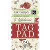 K and Company - Julianne Collection - Tag Pad - Patterned