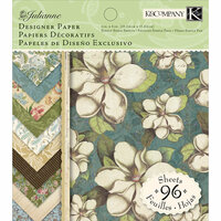 K and Company - Julianne Collection - 6 x 6 Designer Paper Pad, CLEARANCE