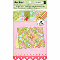 K and Company - Sweet Nectar Collection - Die Cut Cardmaking Pad - Wave