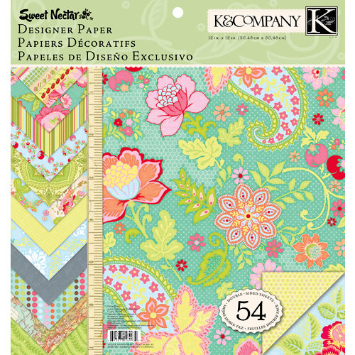 K and Company - Sweet Nectar Collection - 12 x 12 Designer Paper Pad, CLEARANCE