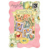 K and Company - Spring Blossom Collection - Chipboard Box with Glitter Accents - Alphabet