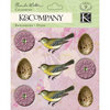 K and Company - Flora and Fauna Collection - Charmers with Gem Accents - Egg and Flower