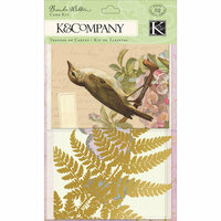 K and Company - Flora and Fauna Collection - Cards and Envelopes - Glassine and Kraft