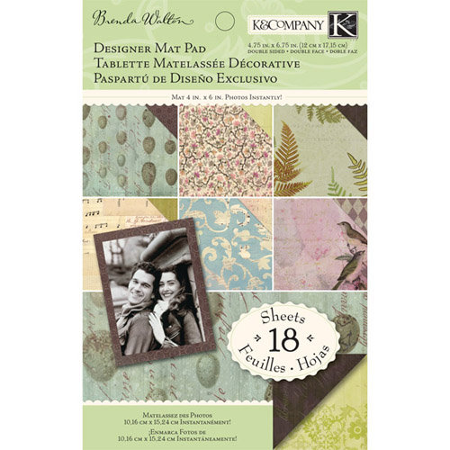 K and Company - Flora and Fauna Collection - Designer Mat Pad, CLEARANCE