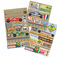 K and Company - Boy Scouts of America Collection - Embellishment Flip Pack - Pinewood Derby