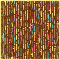 K and Company - Confetti Collection - 12 x 12 Paper - Candles