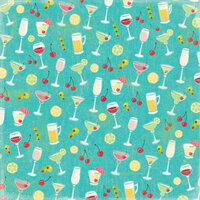 K and Company - Confetti Collection - 12 x 12 Paper - Cheers, CLEARANCE