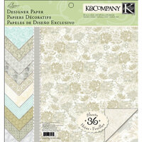 K and Company - Elegance Collection - 12 x 12 Designer Paper Pad