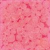 K and Company - Valentine Collection - 12 x 12 Paper with Glitter Accents - Roses