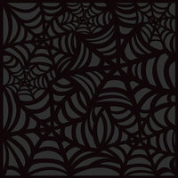 K and Company - Spooktacular Collection - 12 x 12 Paper - Black Web