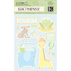 K and Company - Animal Tales Collection - Grand Adhesions with Glitter Accents - Baby Boy