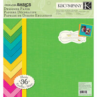 K and Company - Color Basics Collection - 12 x 12 Designer Paper Pad - Radiant