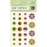 K and Company - Spring Blossom Collection - Adhesive Gems