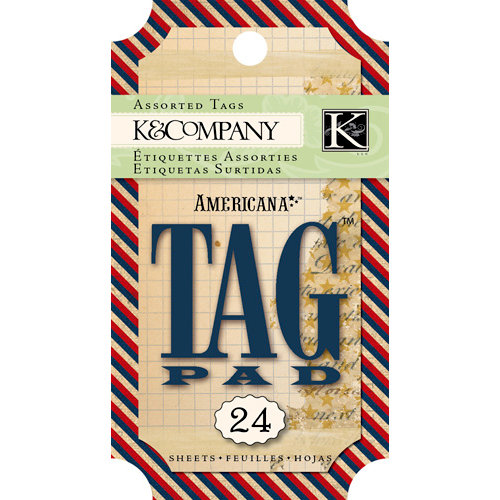 K and Company - Americana Collection - Tag Pad