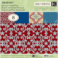 K and Company - Americana Collection - 12 x 12 Specialty Paper Pack