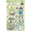 K and Company - Botanical Collection - Grand Adhesions with Gem and Glitter Accents - Tag
