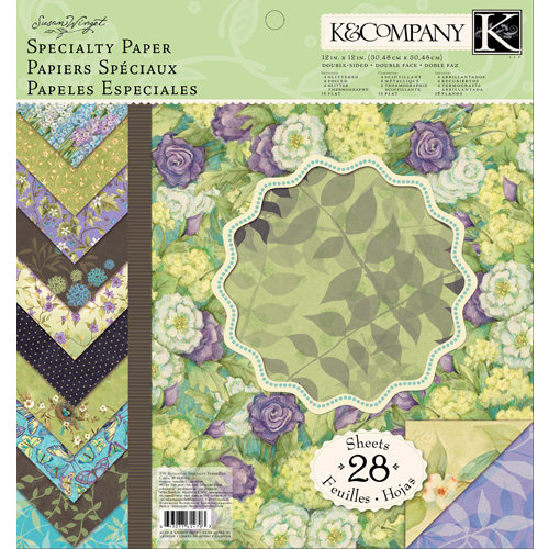 K and Company - Botanical Collection - 12 x 12 Specialty Paper Pad
