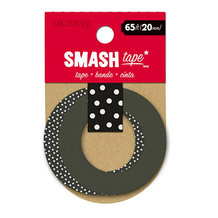 K and Company - SMASH Collection - Decorative Tape - Black Dots