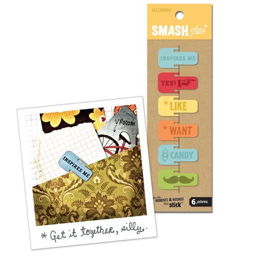 K and Company - SMASH Collection - Paper Clips - Retro