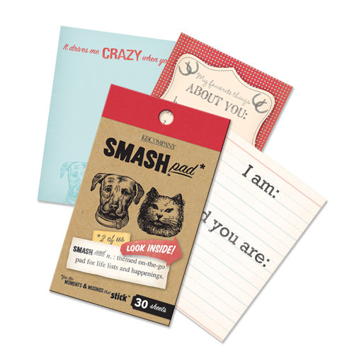 K and Company - SMASH Collection - Journaling Tag Pad - 2 of Us