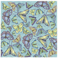K and Company - Botanical Collection - 12 x 12 Paper with Glitter Accents - Butterfly