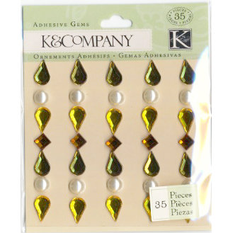K and Company - Nature Collection - Adhesive Gems