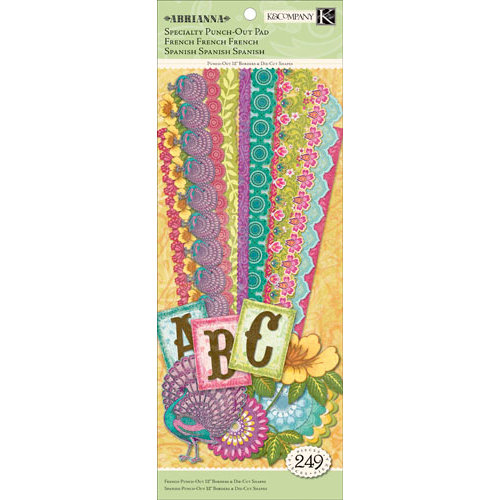 K and Company - Abrianna Collection - Specialty Punch Out Paper Pad