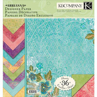 K and Company - Abrianna Collection - 12 x 12 Designer Paper Pad