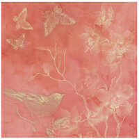 K and Company - Nature Collection - 12 x 12 Shimmer Paper - Bird