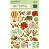 K and Company - Engraved Garden Collection - Clearly Yours - Epoxy Stickers - Icon