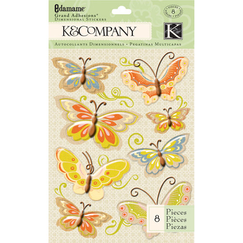 K and Company - Edamame Collection - Grand Adhesions - Butterfly