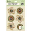 K and Company - Edamame Collection - Grand Adhesions - Paper Flower