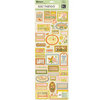K and Company - Edamame Collection - Embossed Stickers - Word