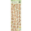 K and Company - Edamame Collection - Adhesive Chipboard - Alphabet