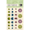 K and Company - Watercolor Bouquet Collection - Adhesive Gems