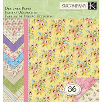 K and Company - Watercolor Bouquet Collection - 12 x 12 Designer Paper Pad