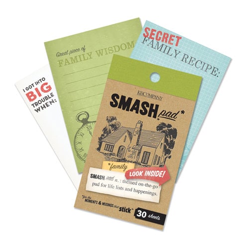 K and Company - SMASH Collection - Journaling Tag Pad - Family