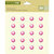 K and Company - Studio 112 Collection - Adhesive Gems - Pink Circle